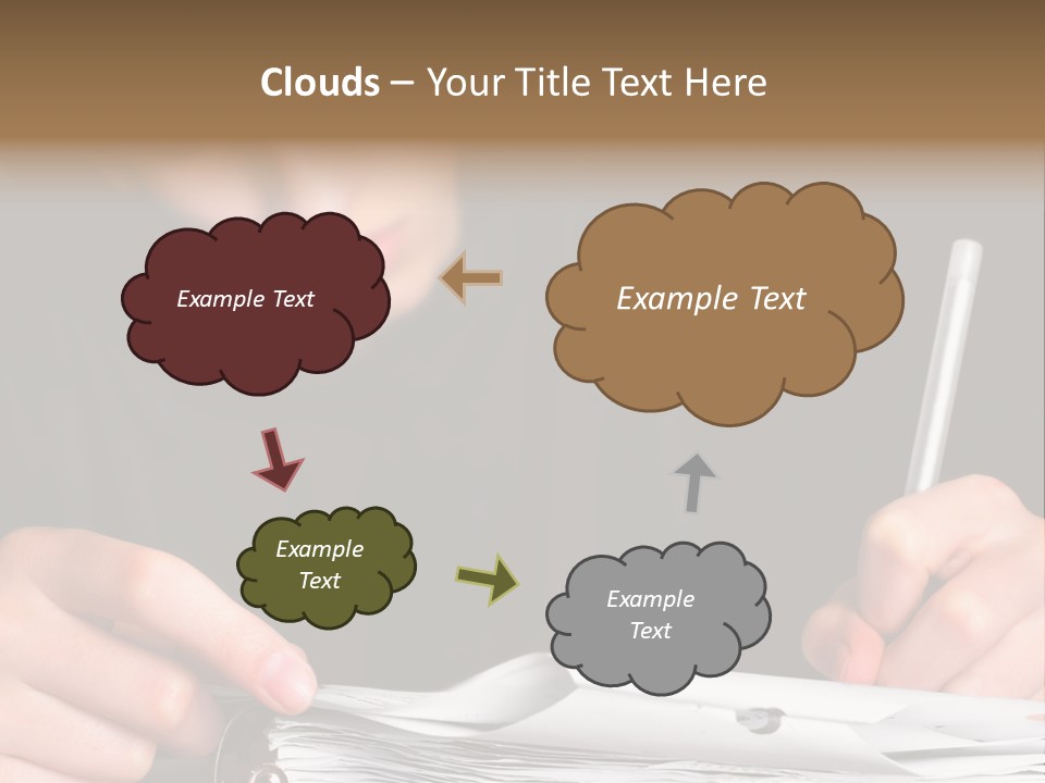 Study Page Book PowerPoint Template
