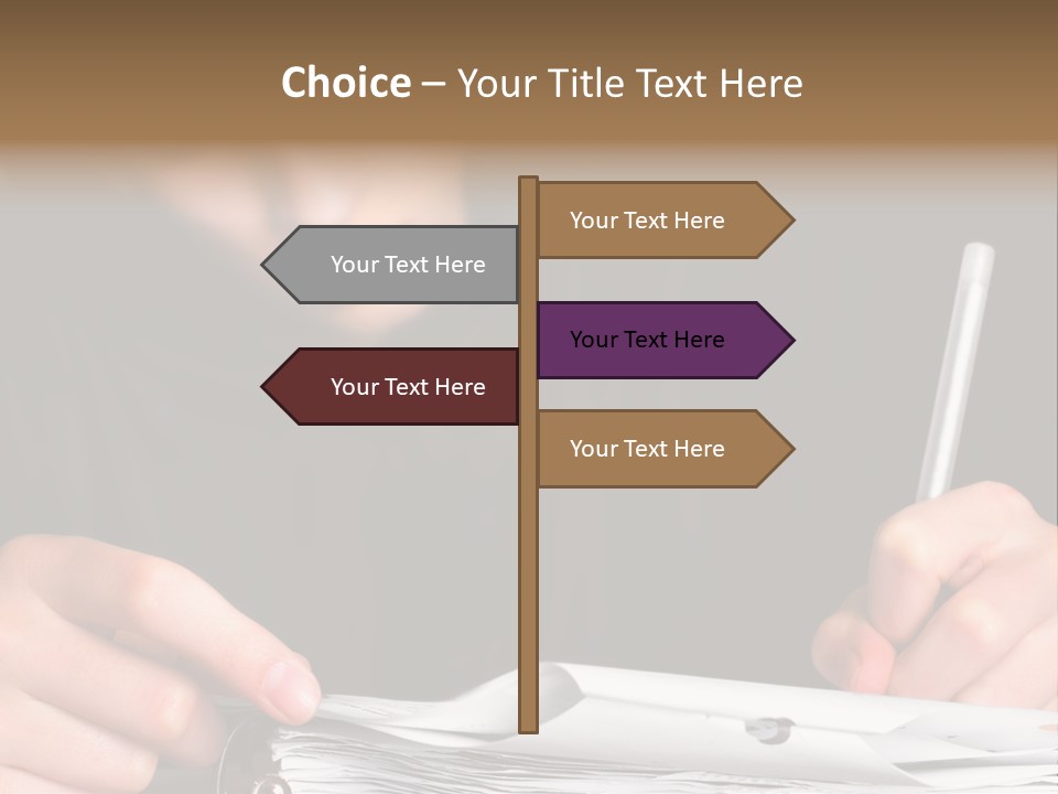 Study Page Book PowerPoint Template