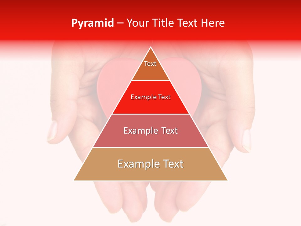 White Love Palm PowerPoint Template