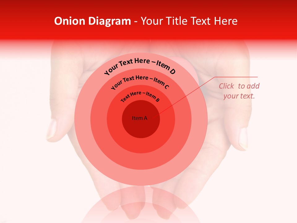 White Love Palm PowerPoint Template