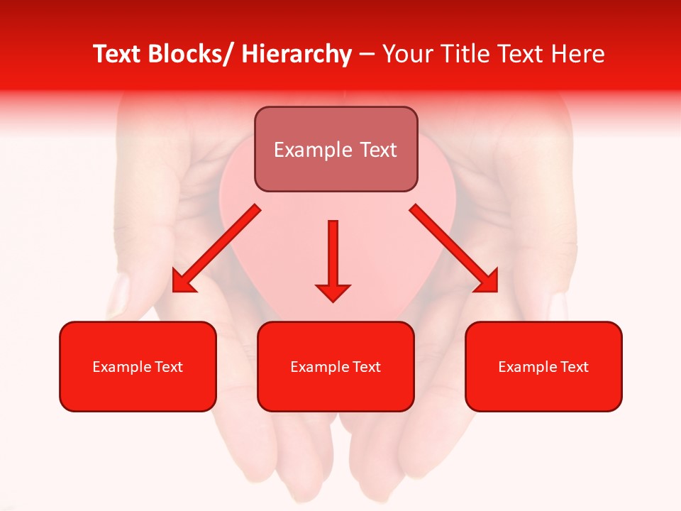 White Love Palm PowerPoint Template