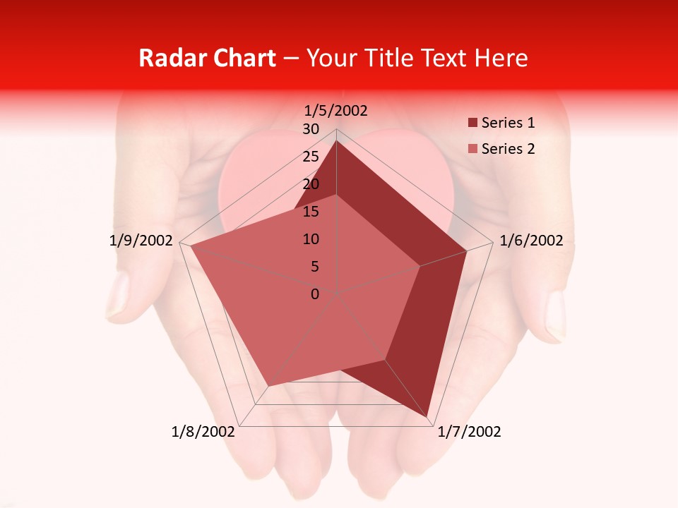 White Love Palm PowerPoint Template