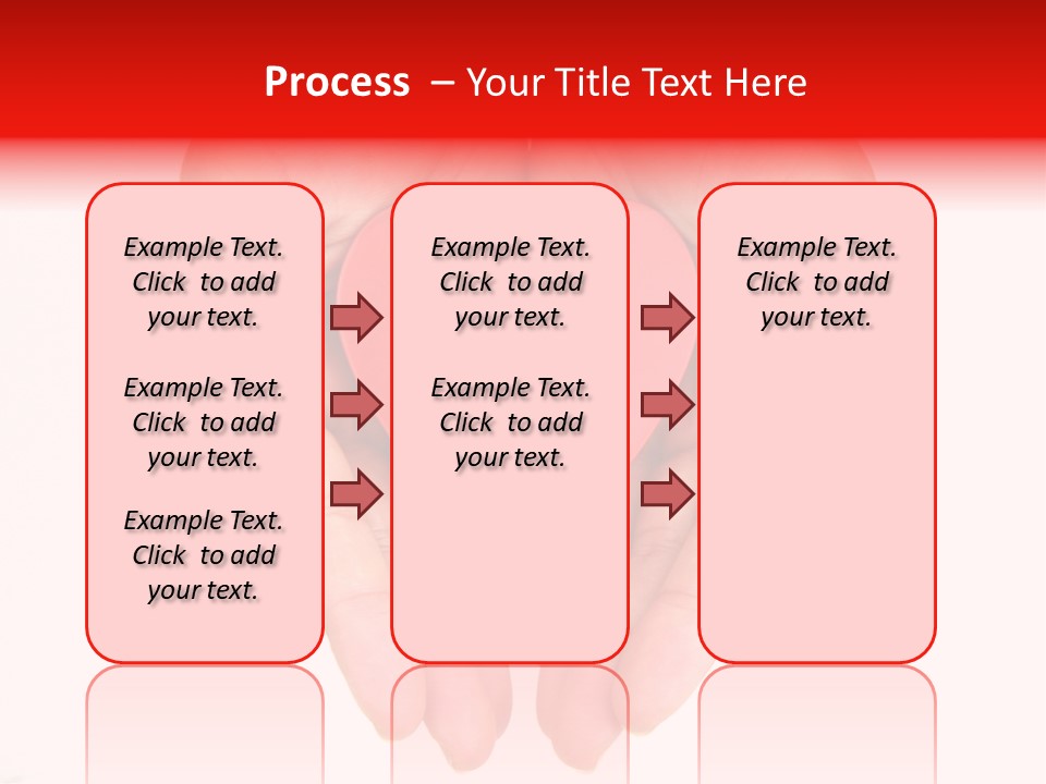 White Love Palm PowerPoint Template