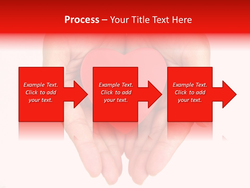 White Love Palm PowerPoint Template