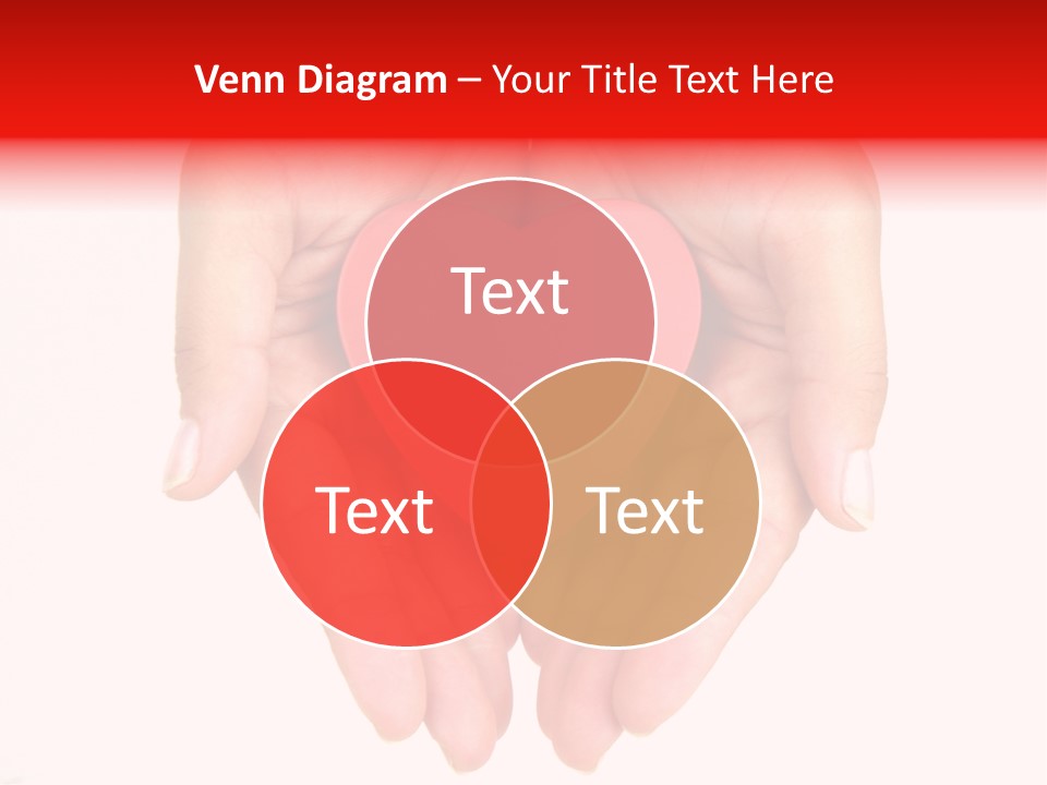 White Love Palm PowerPoint Template