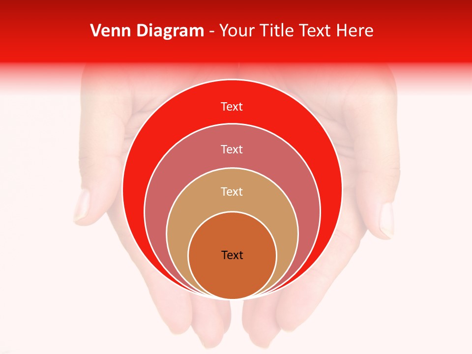 White Love Palm PowerPoint Template