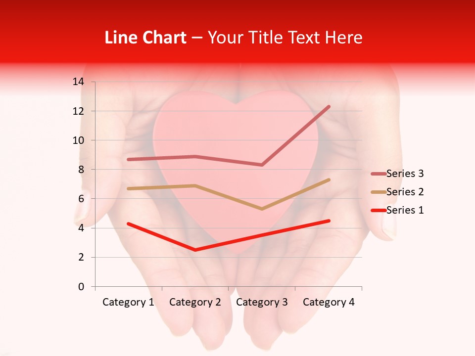 White Love Palm PowerPoint Template