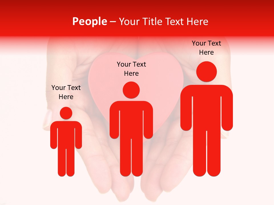 White Love Palm PowerPoint Template