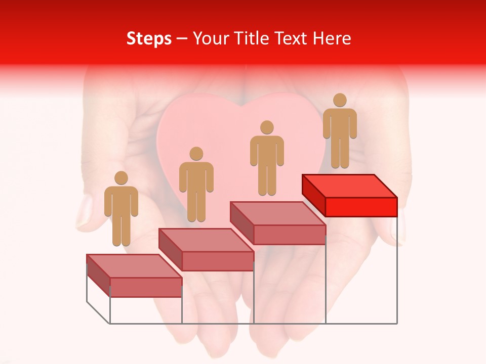 White Love Palm PowerPoint Template