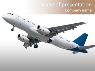 Travel Air Landing PowerPoint Template