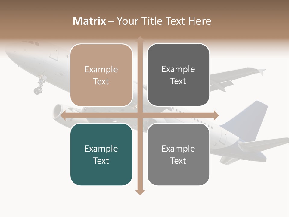Travel Air Landing PowerPoint Template