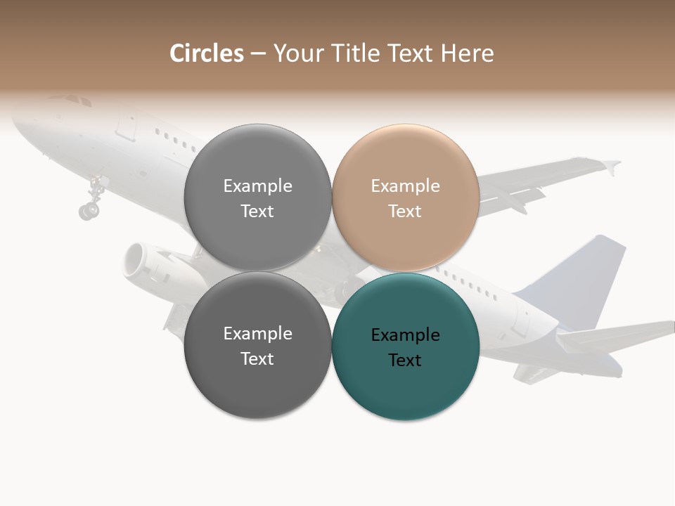 Travel Air Landing PowerPoint Template