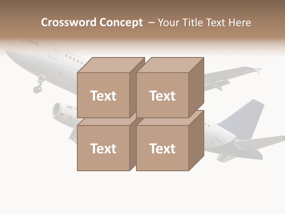 Travel Air Landing PowerPoint Template