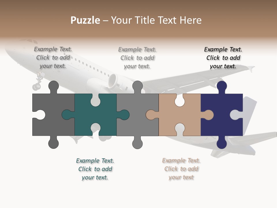 Travel Air Landing PowerPoint Template