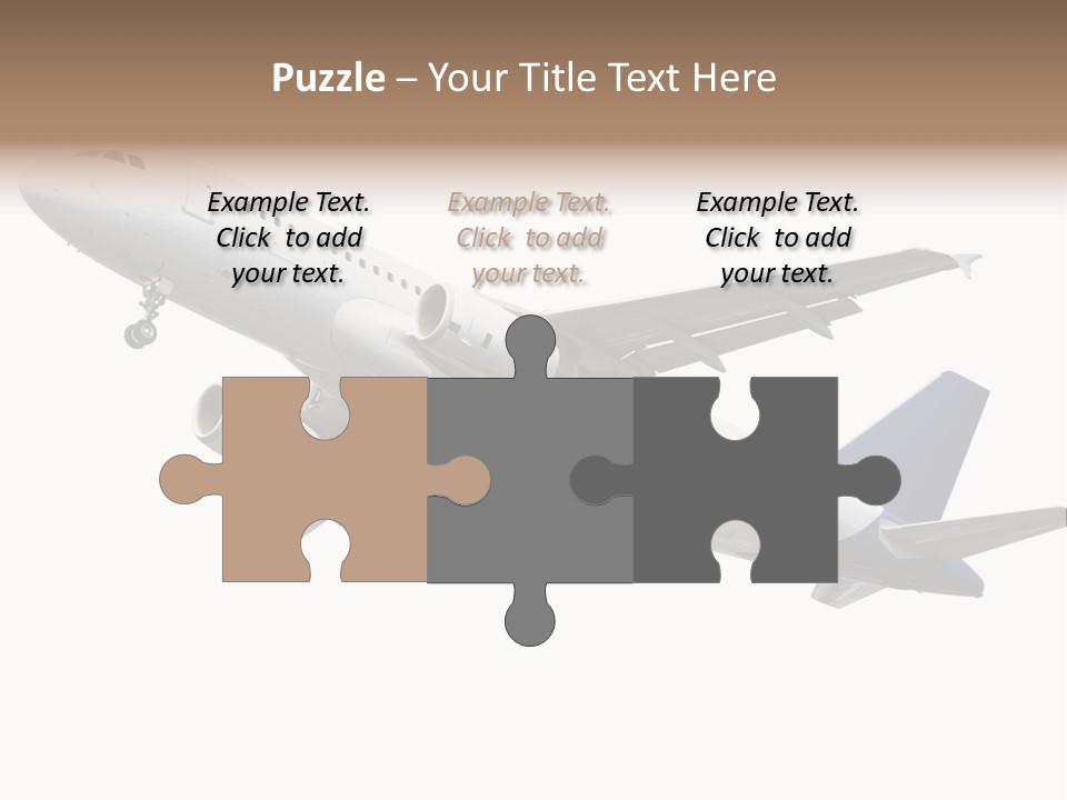 Travel Air Landing PowerPoint Template