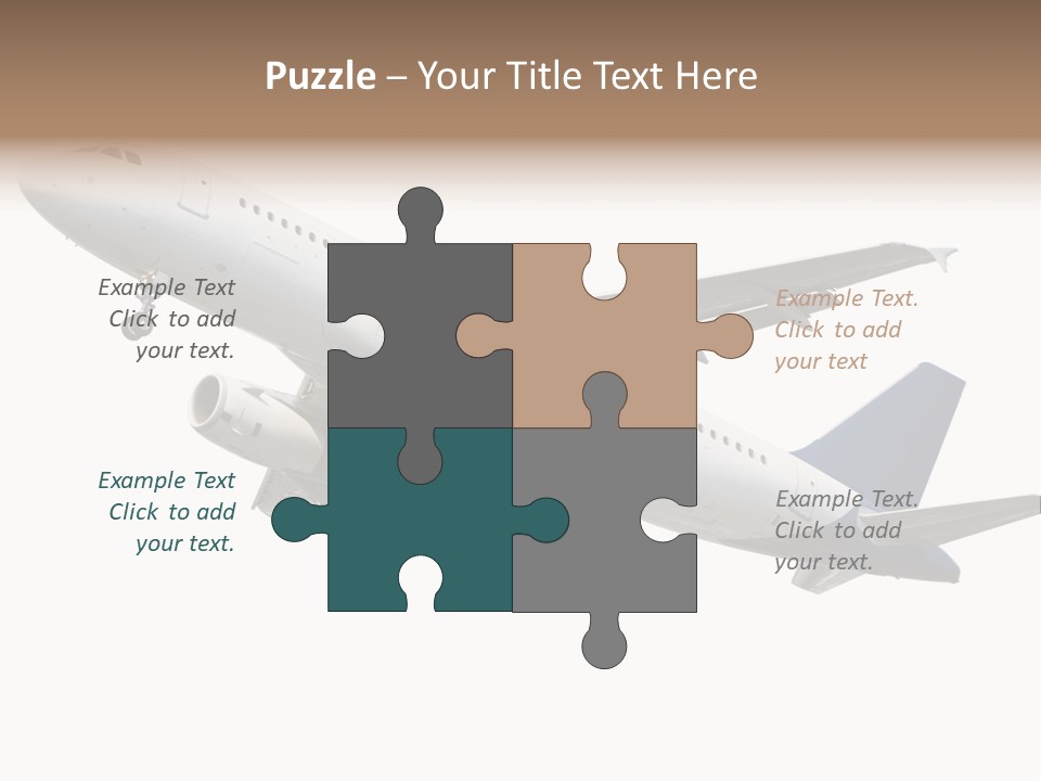 Travel Air Landing PowerPoint Template