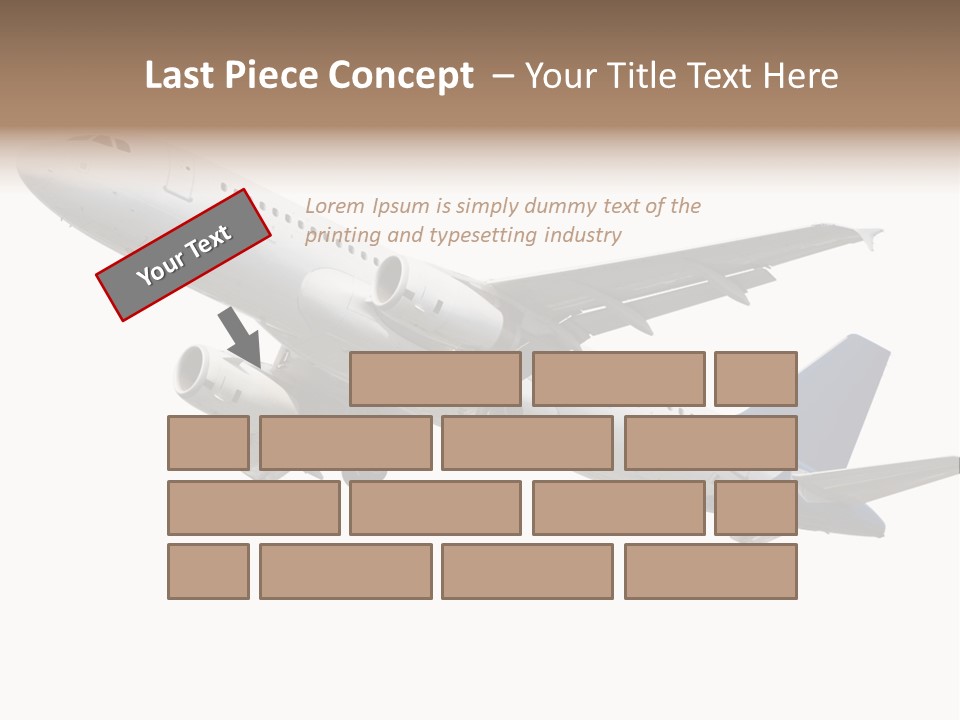 Travel Air Landing PowerPoint Template