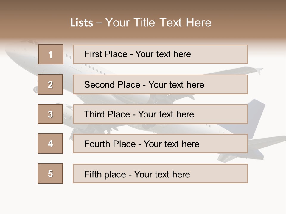 Travel Air Landing PowerPoint Template