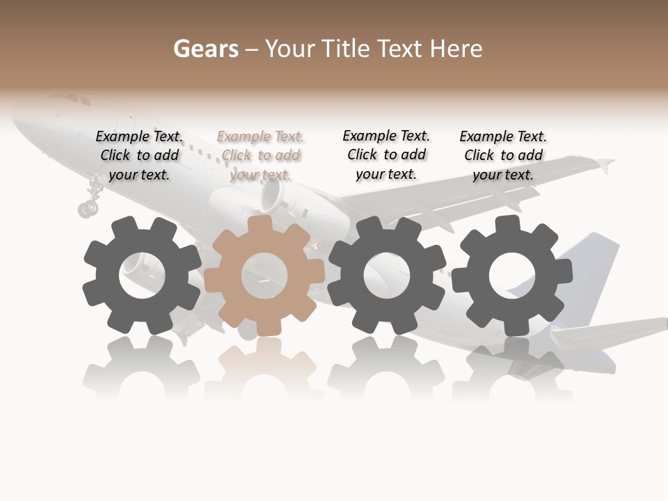 Travel Air Landing PowerPoint Template