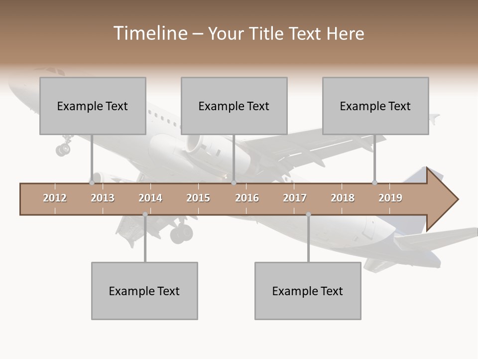 Travel Air Landing PowerPoint Template