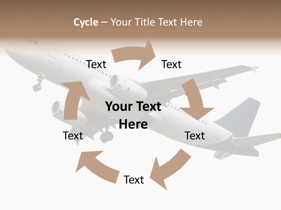 Travel Air Landing PowerPoint Template