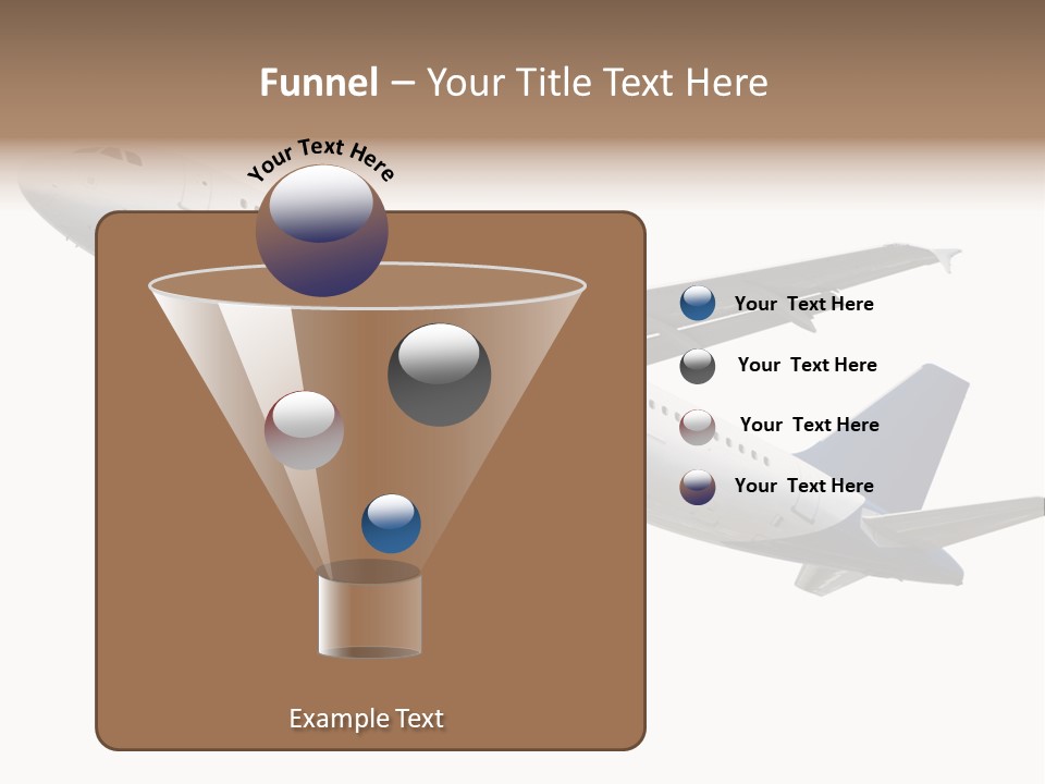 Travel Air Landing PowerPoint Template