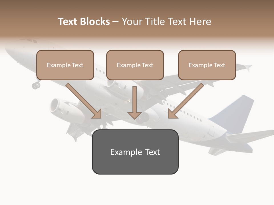Travel Air Landing PowerPoint Template