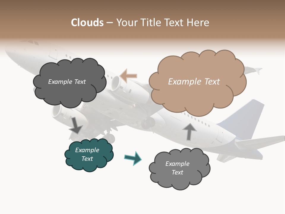 Travel Air Landing PowerPoint Template