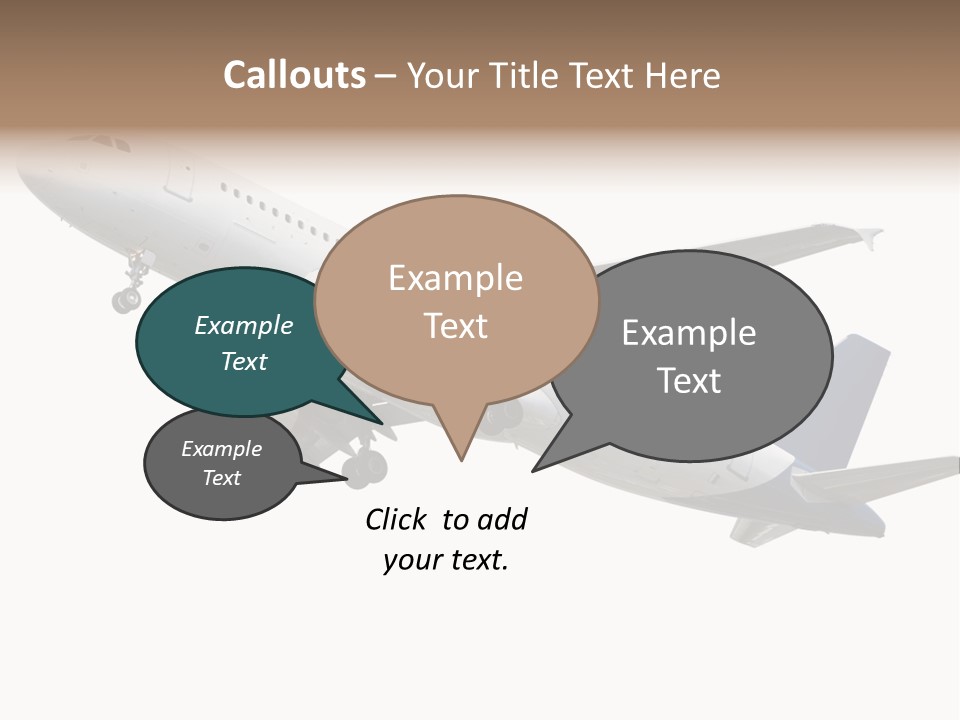Travel Air Landing PowerPoint Template