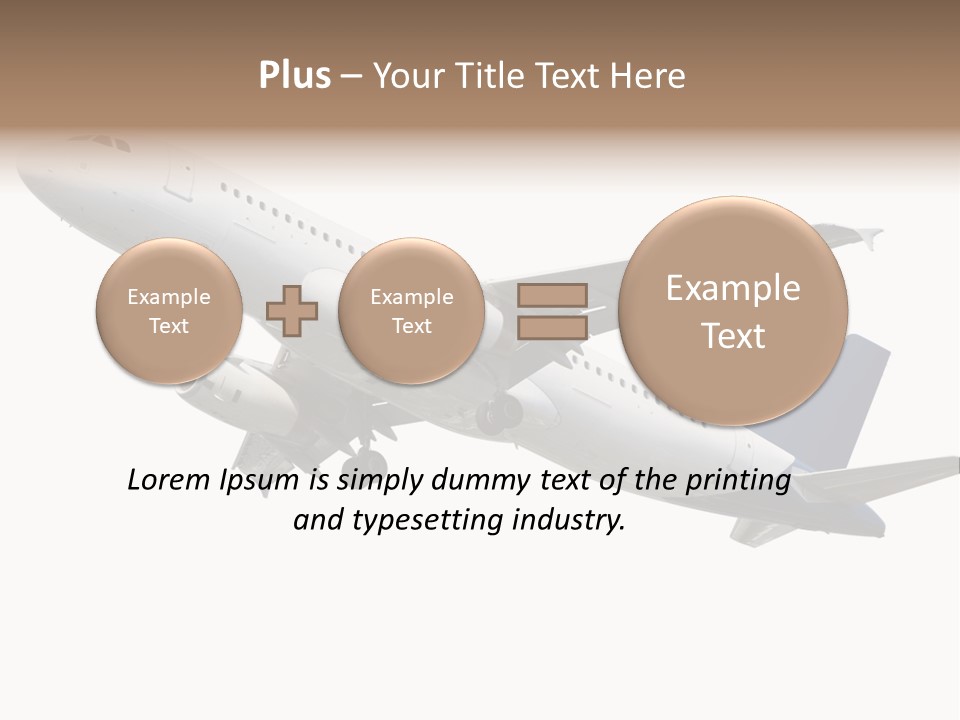 Travel Air Landing PowerPoint Template