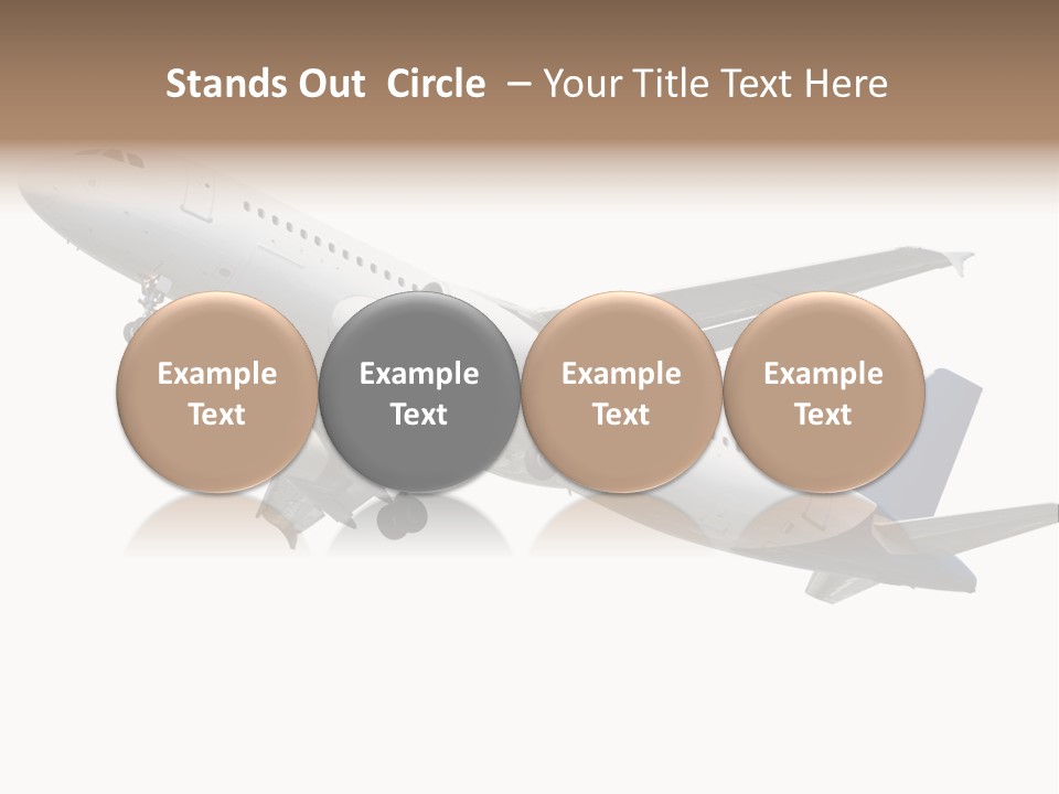 Travel Air Landing PowerPoint Template