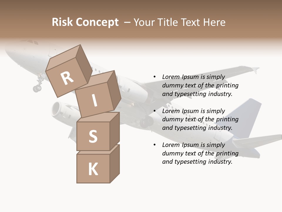 Travel Air Landing PowerPoint Template