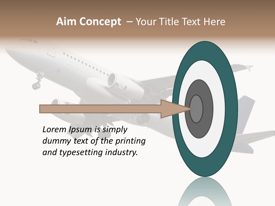Travel Air Landing PowerPoint Template