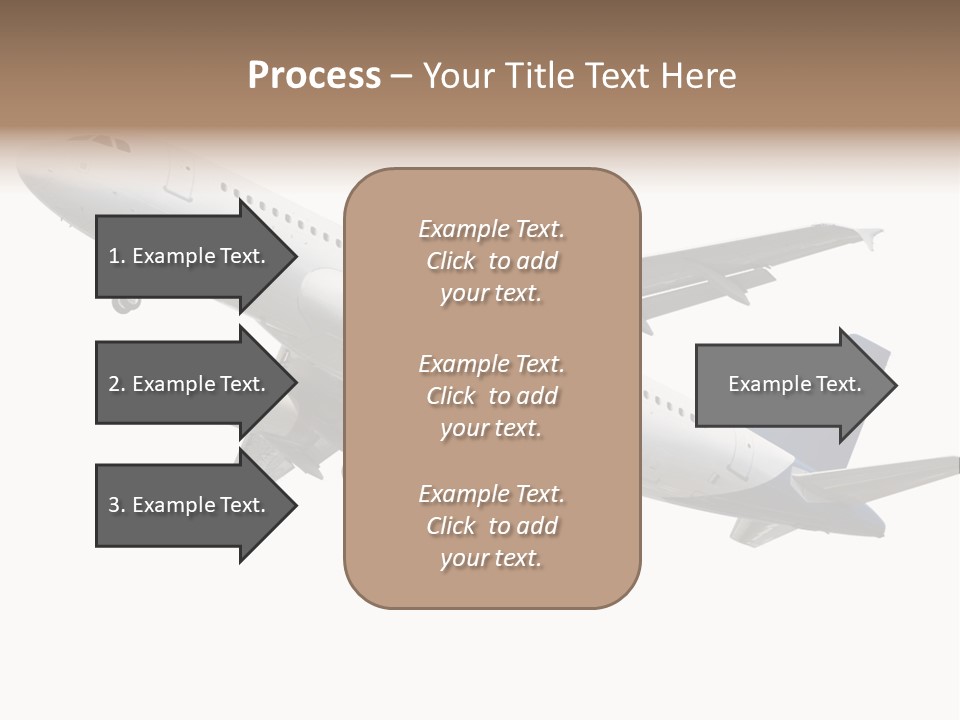Travel Air Landing PowerPoint Template