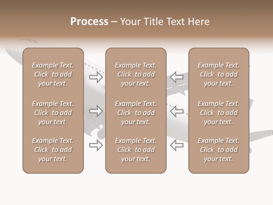 Travel Air Landing PowerPoint Template