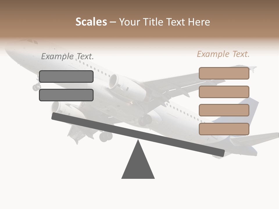 Travel Air Landing PowerPoint Template