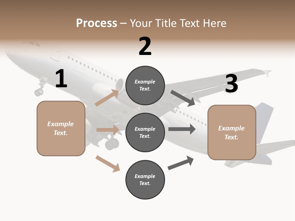 Travel Air Landing PowerPoint Template
