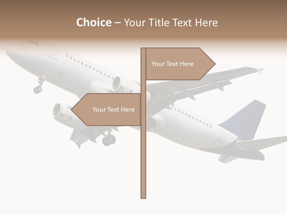 Travel Air Landing PowerPoint Template