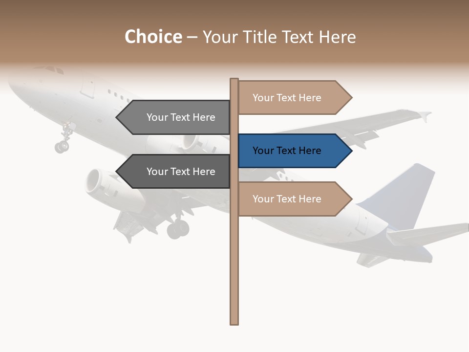 Travel Air Landing PowerPoint Template