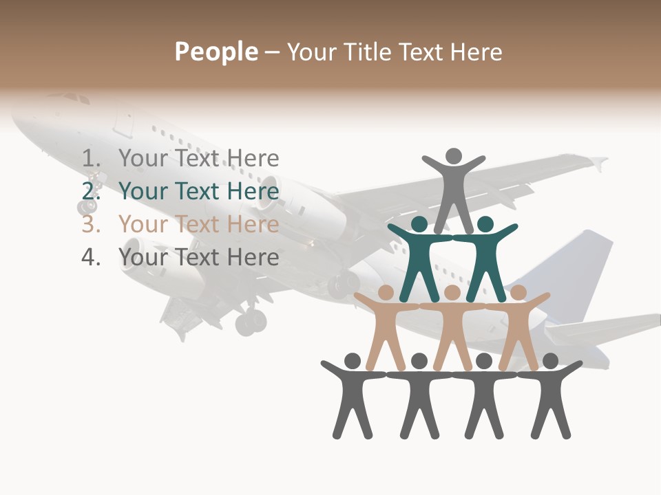 Travel Air Landing PowerPoint Template