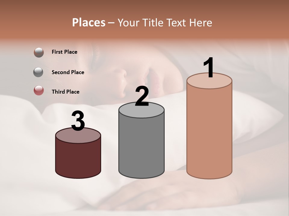 Space Resting White PowerPoint Template