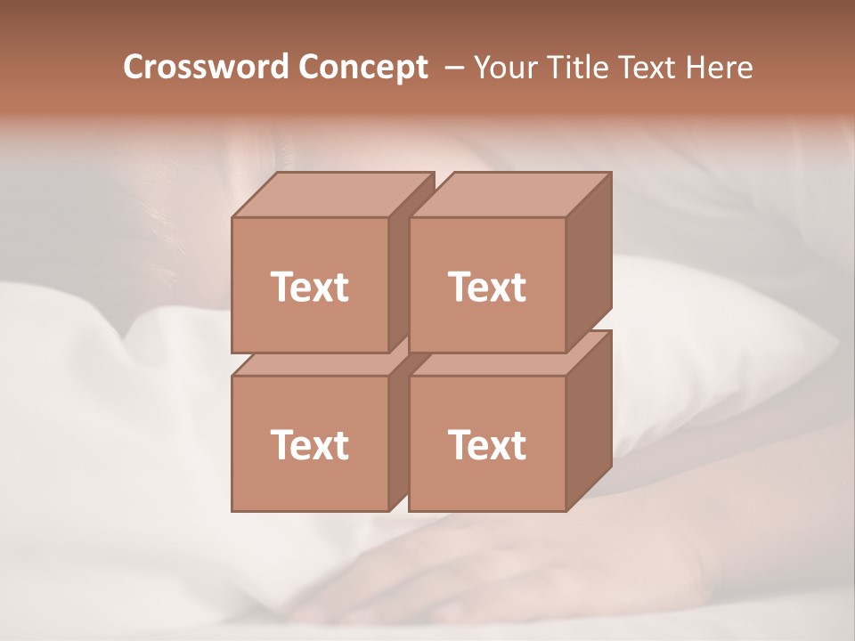 Space Resting White PowerPoint Template