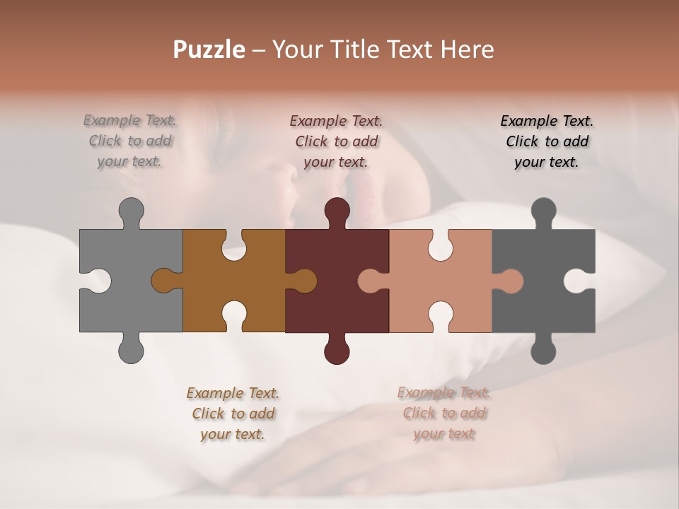 Space Resting White PowerPoint Template