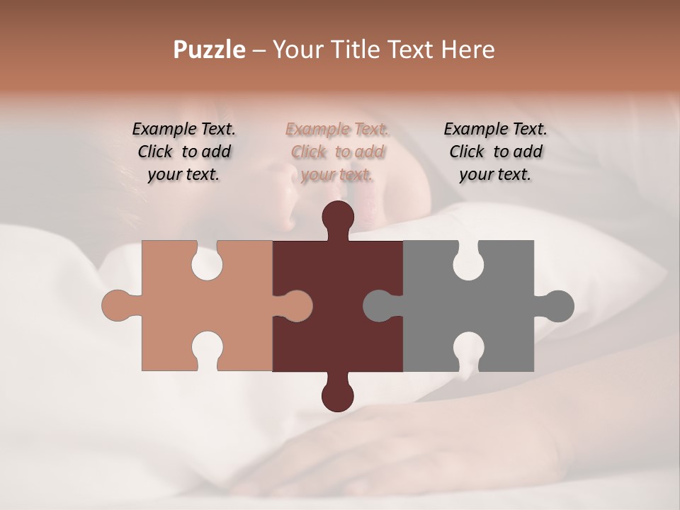 Space Resting White PowerPoint Template