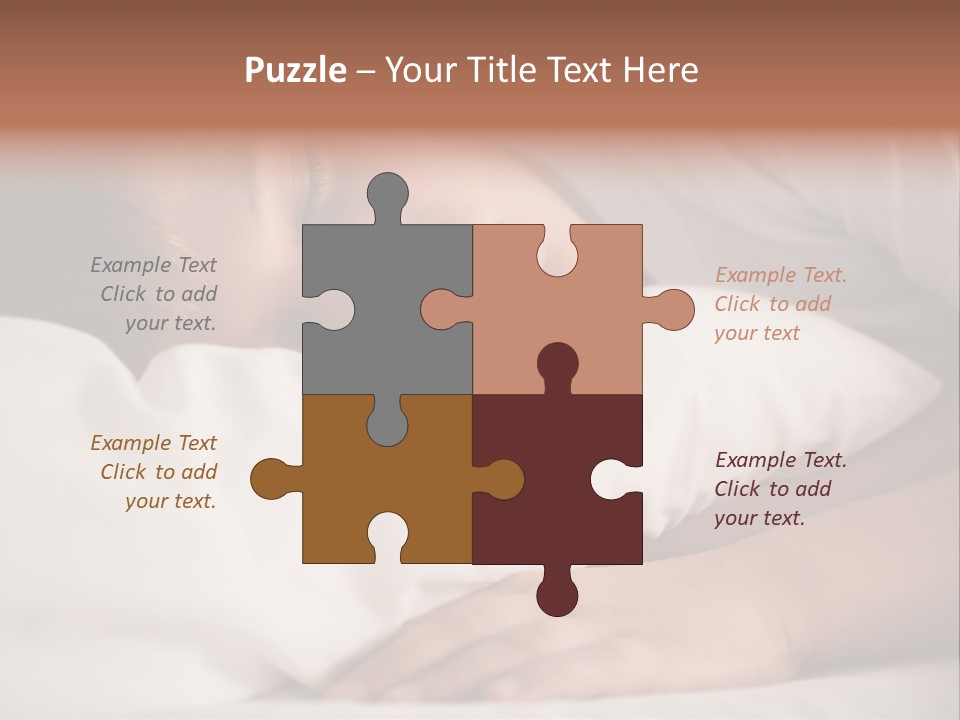 Space Resting White PowerPoint Template