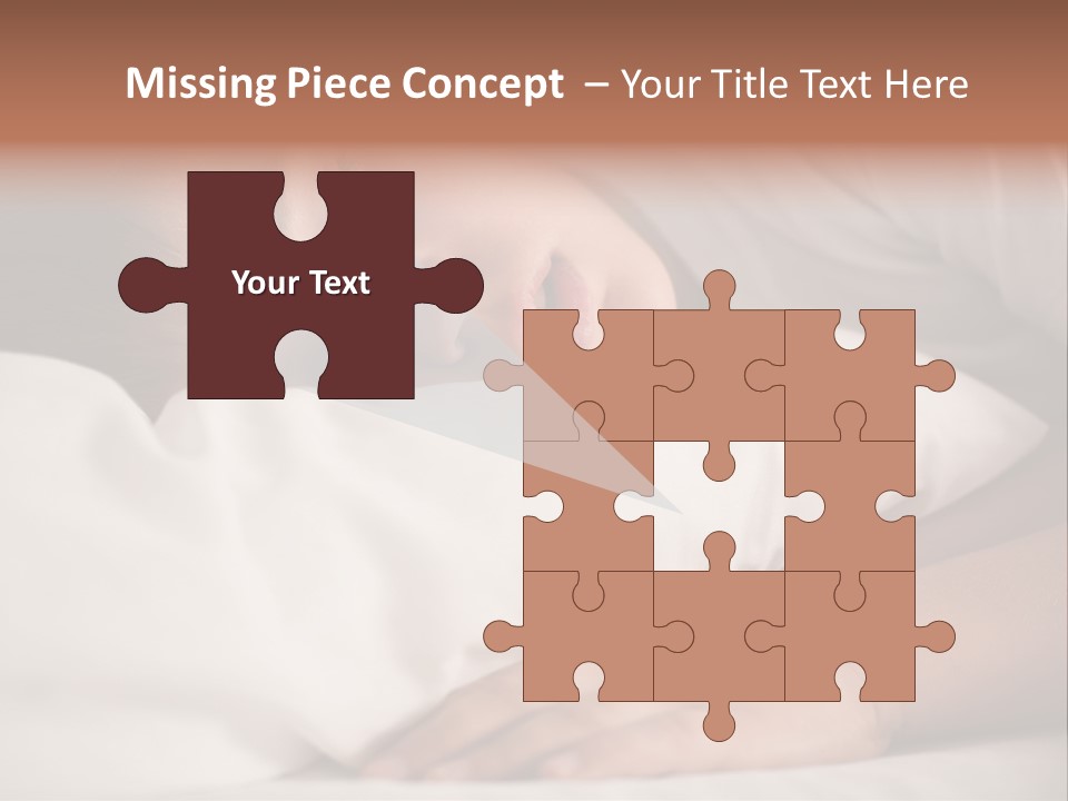 Space Resting White PowerPoint Template