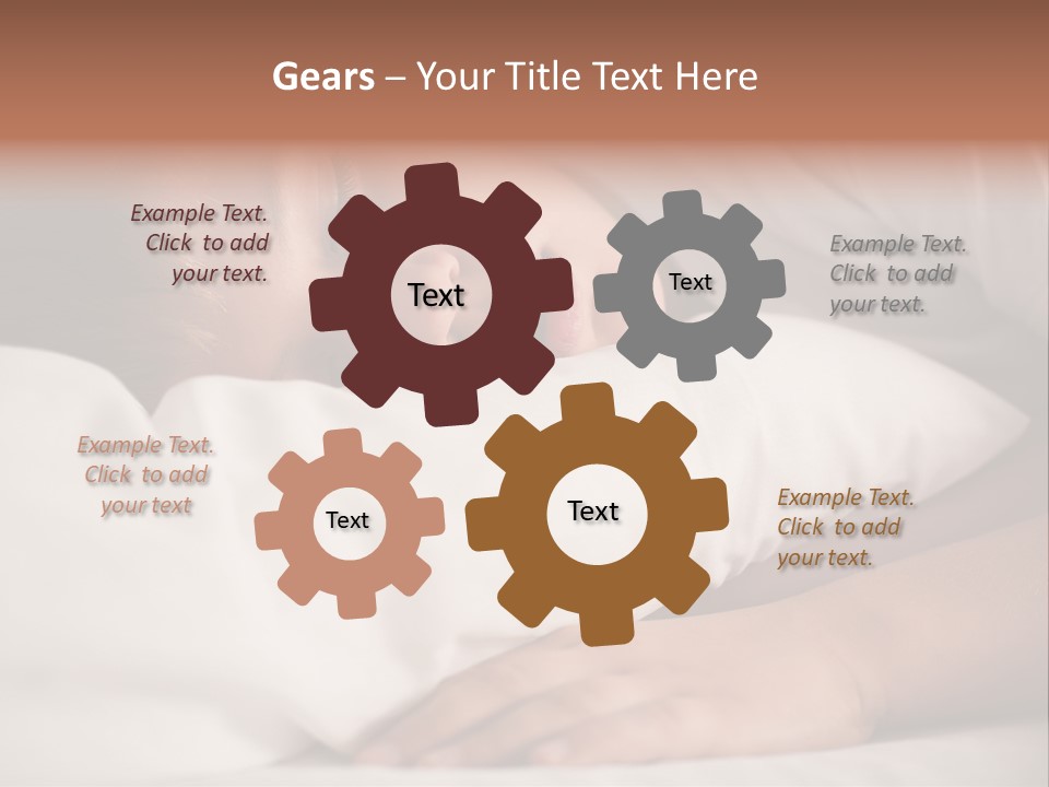 Space Resting White PowerPoint Template