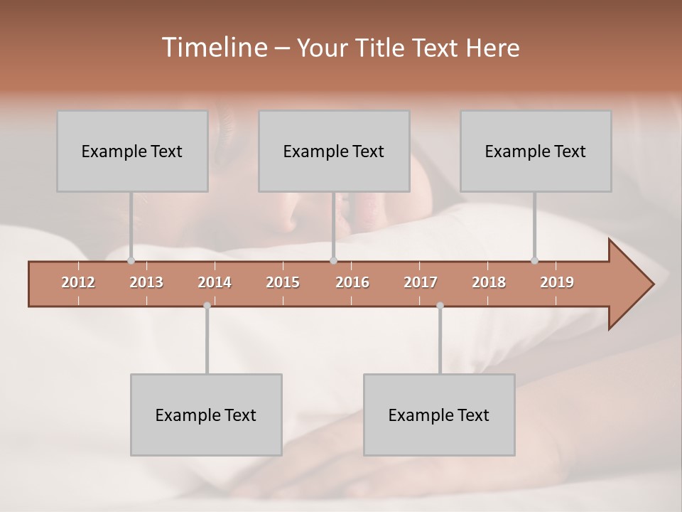 Space Resting White PowerPoint Template