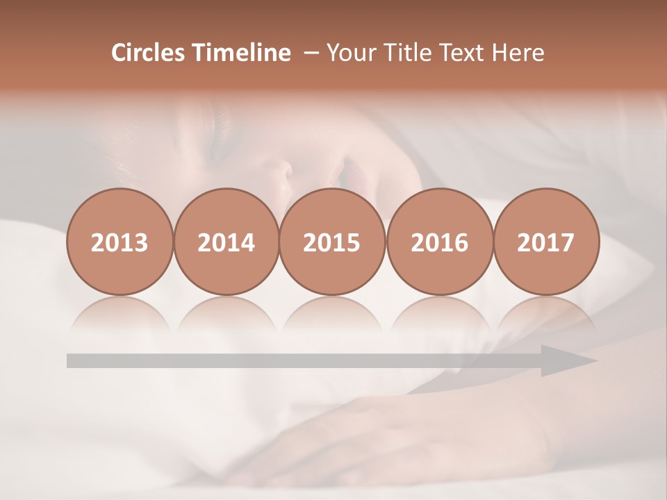 Space Resting White PowerPoint Template