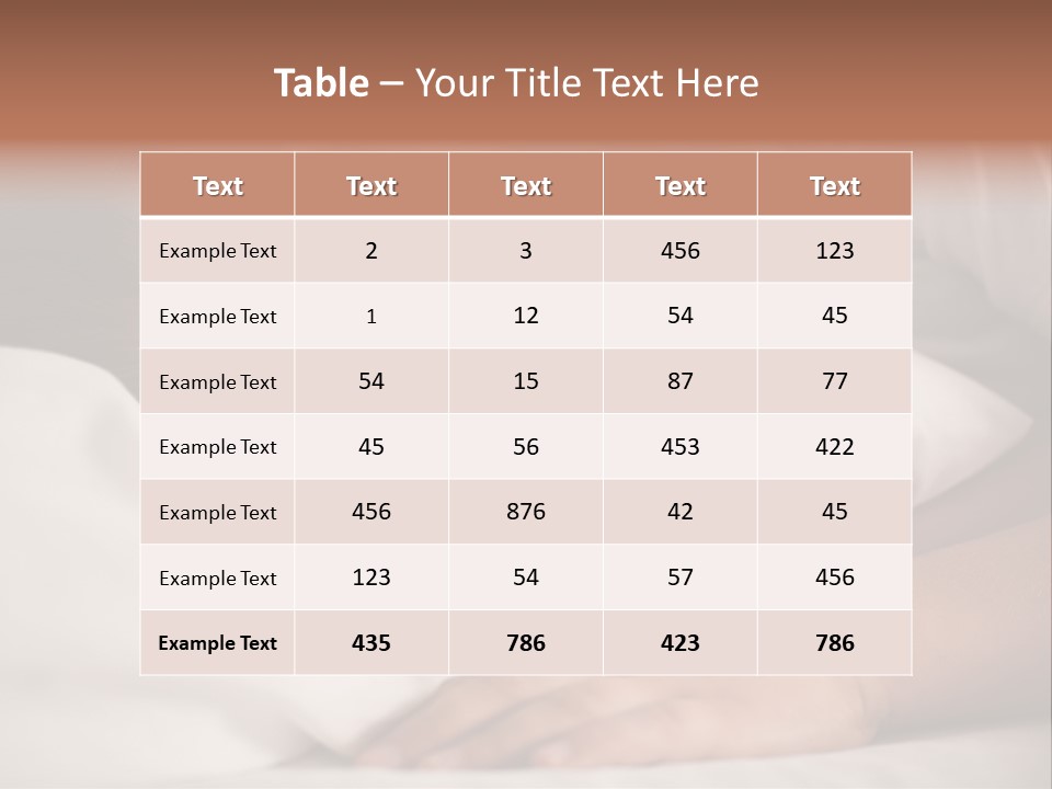 Space Resting White PowerPoint Template